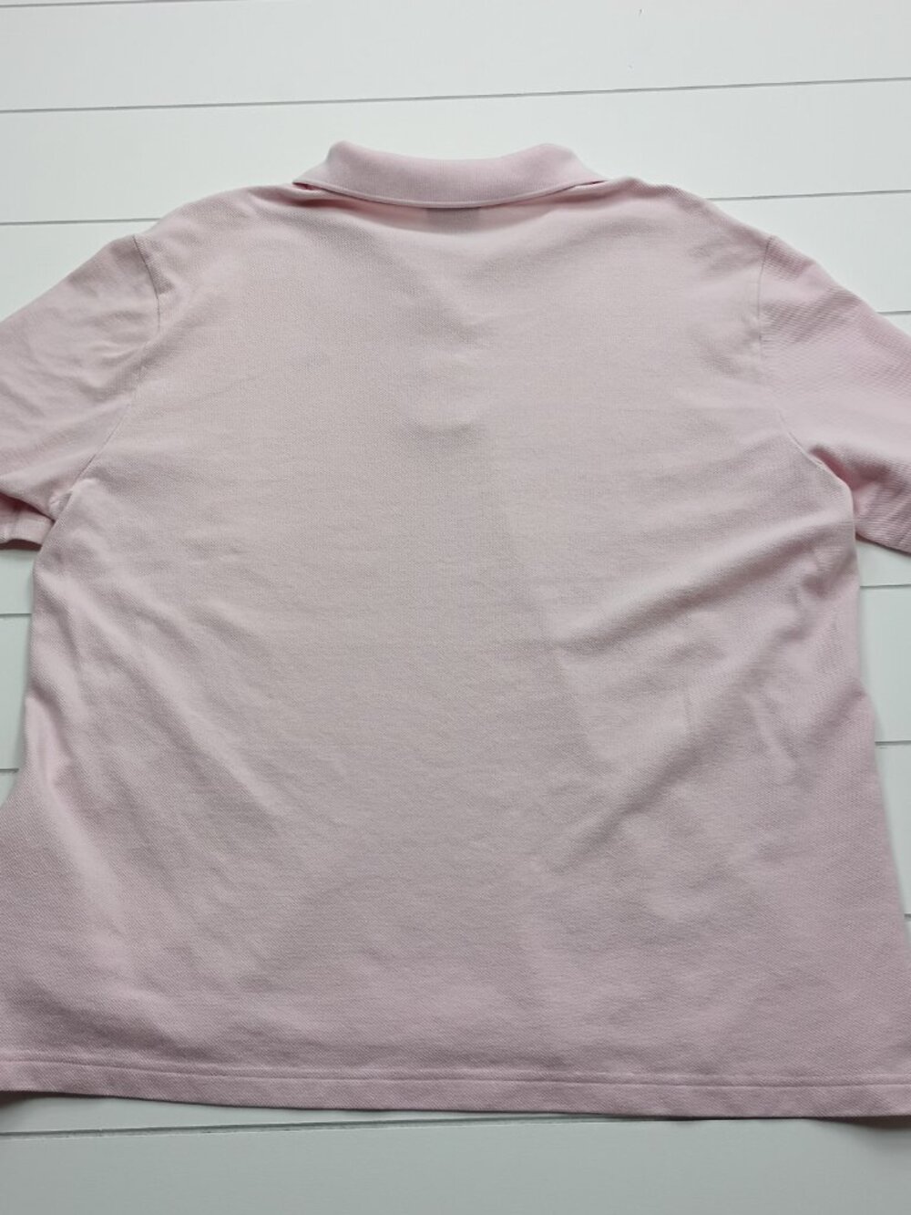 Lacoste Polo Shirt Mens 7 (XL) Light Pink Pique Cotton Classic Preppy Golf Casua - Picture 7 of 8